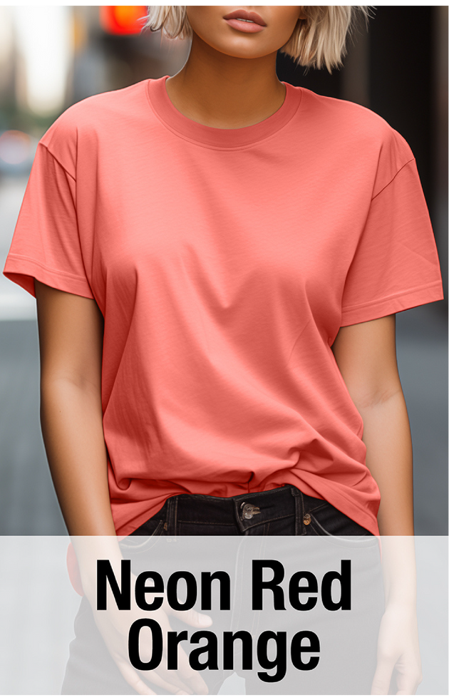 Neon Red Orange T-Shirt