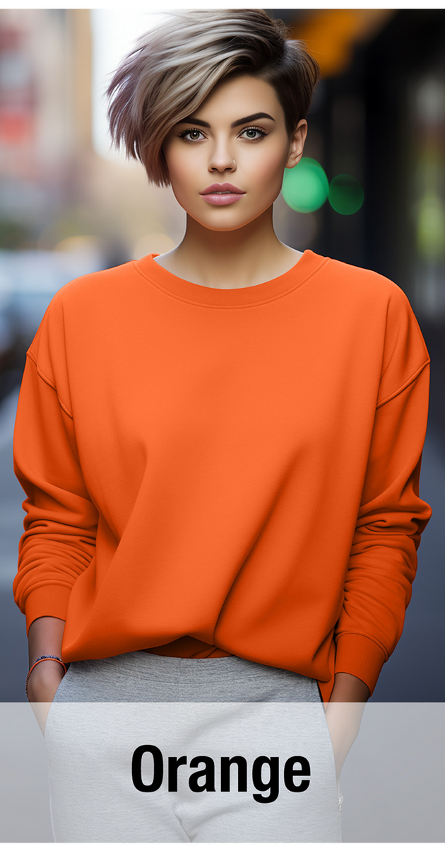 Orange Sweatshirt