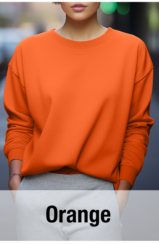 Orange Sweatshirt