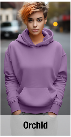 Orchid Hoodie with Kangaroo Pocket