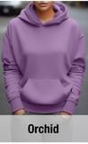 Orchid Hoodie with Kangaroo Pocket