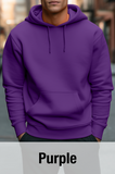 Sweat à capuche violet avec poche kangourou-MOQ 50 pièces