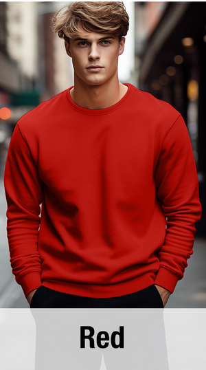 Sweat-shirt rouge MOQ 50 PCS