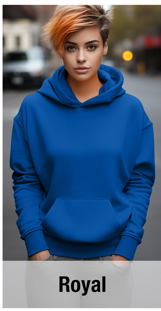 Royal Hoodie with Kangaroo Pocket