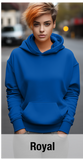 Royal Hoodie with Kangaroo Pocket