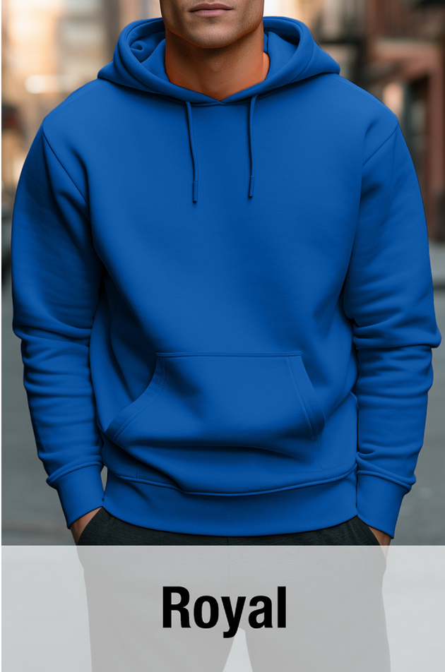 Royal Hoodie with Kangaroo Pocket