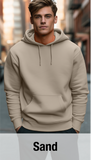 Sand Hoodie with Kangaroo Pocket