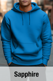 Sapphire Hoodie with Kangaroo Pocket