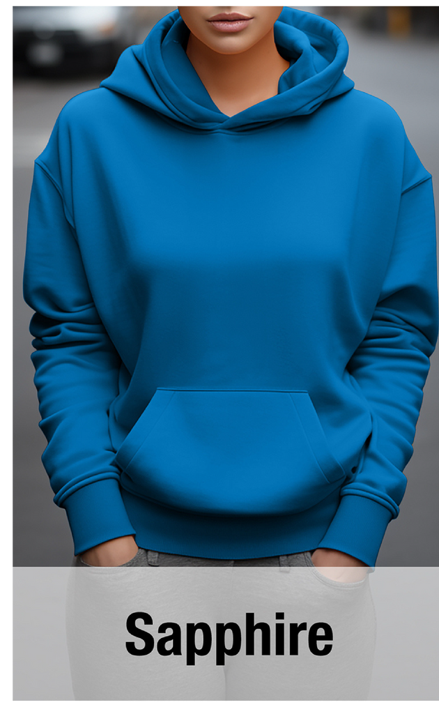 Sapphire Hoodie with Kangaroo Pocket