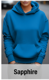 Sapphire Hoodie with Kangaroo Pocket