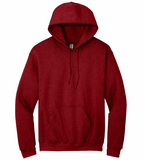 Antique Cherry Red Hoodie with Kangaroo Pocket-MOQ 50 pcs