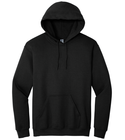 Black Hoodie with Kangaroo Pocket