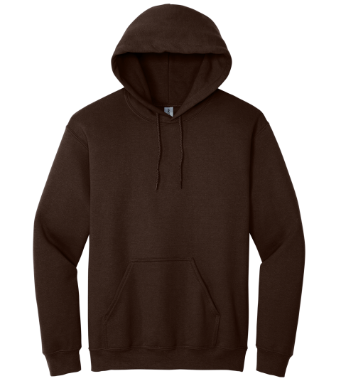 Dark Chocolate Hoodie with Kangaroo Pocket