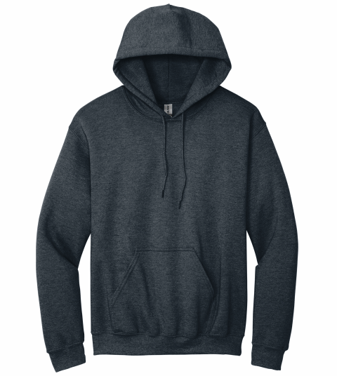 Dark Heather Hoodie with Kangaroo Pocket