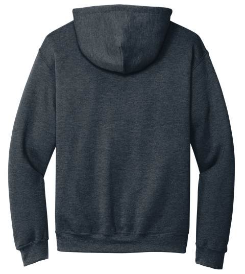 Dark Heather Hoodie with Kangaroo Pocket