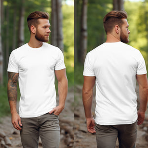 White T-Shirt -MOQ 50 pcs