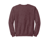 Sweat-shirt Heather Sport marron foncé MOQ 50 PCS