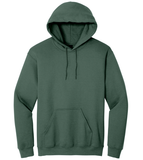 Heather Sport Dark Green Hoodie with Kangaroo Pocket