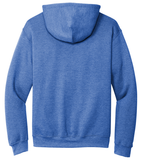 Heather Sport Royal Hoodie with Kangaroo Pocket