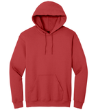 Heather Sport Scarlet Hoodie with Kangaroo Pocket