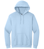 Light Blue Hoodie with Kangaroo Pocket