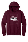 Maroon Hoodie with Kangaroo Pocket