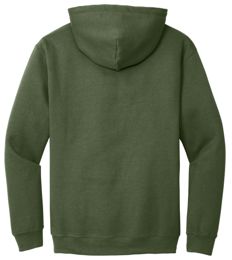 Military Green Hoodie with Kangaroo Pocket