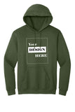 Military Green Hoodie with Kangaroo Pocket