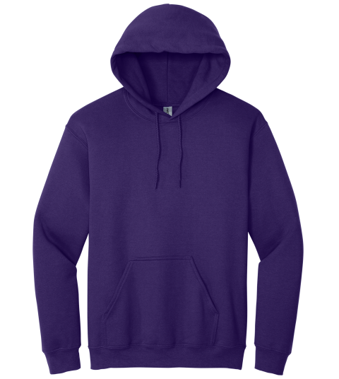 Purple Hoodie with Kangaroo Pocket