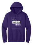 Purple Hoodie with Kangaroo Pocket