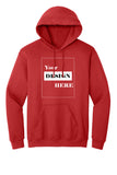 Red Hoodie with Kangaroo Pocket