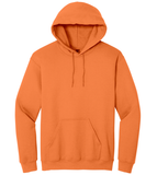 Safety Orange Hoodie with Kangaroo Pocket