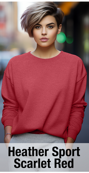 Heather Sport Scarlet Sweatshirt