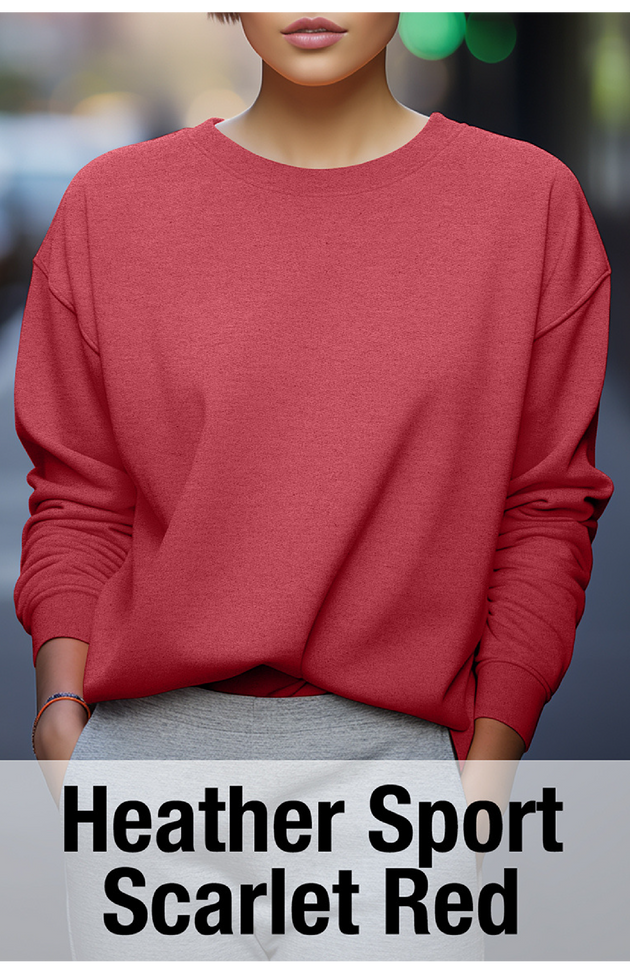 Heather Sport Scarlet Sweatshirt