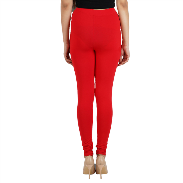 Red Women Leggings