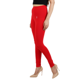 Red Women Leggings