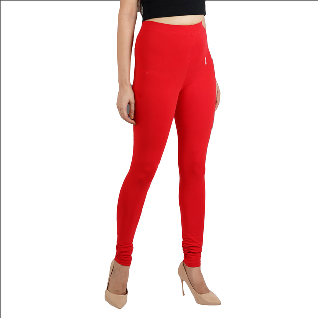 Red Women Leggings