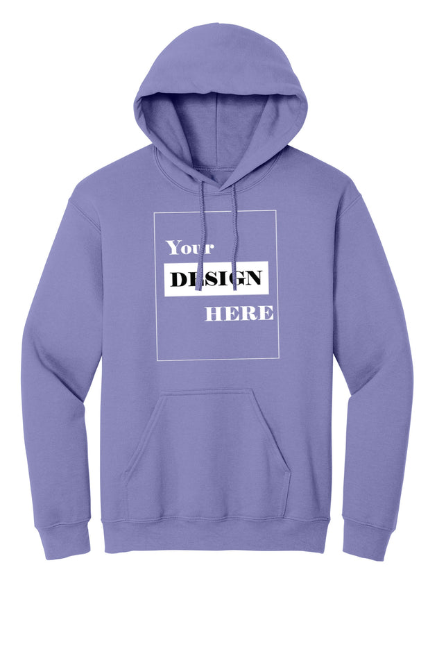 Violet Hoodie with Kangaroo Pocket