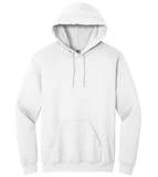 White Hoodie with Kangaroo Pocket